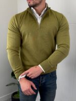 Muški džemper polu zip D1312 - Slika 10