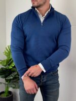 Muški džemper polu zip D1312 - Slika 2