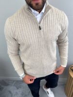 Muški džemper sa zipom - Slika 27