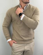 Elegantni muški džemper half zip - Slika 8