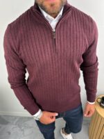Muški džemper sa zipom - Slika 6