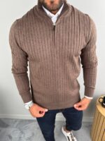 Muški džemper sa zipom - Slika 24