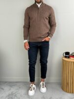 Muški džemper sa zipom - Slika 34