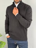 Muški džemper sa zipom - Slika 20