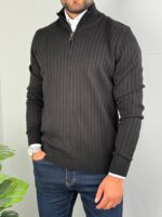 Muški džemper sa zipom - Slika 9