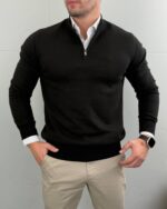 Elegantni muški džemper half zip - Slika 5