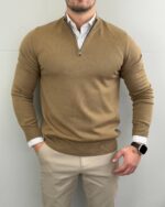 Elegantni muški džemper half zip - Slika 6