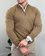 Elegantni muški džemper half zip - Slika 17