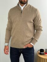 Muški džemper sa zipom - Slika 22