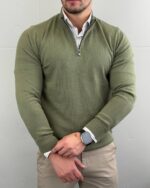 Elegantni muški džemper half zip