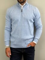 Muški džemper sa zipom - Slika 3