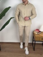 Lanena Muška Košulja K3529 - Slika 16