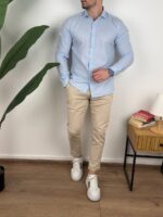 Lanena Muška Košulja K3529 - Slika 17