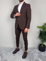 Muško Odelo Braon O9010 - Slika 2