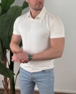 Smart-Casual Komplet Polo Majica i Svetloplave Farmerke - Slika 3