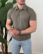 Smart-Casual Komplet Polo Majica i Svetloplave Farmerke