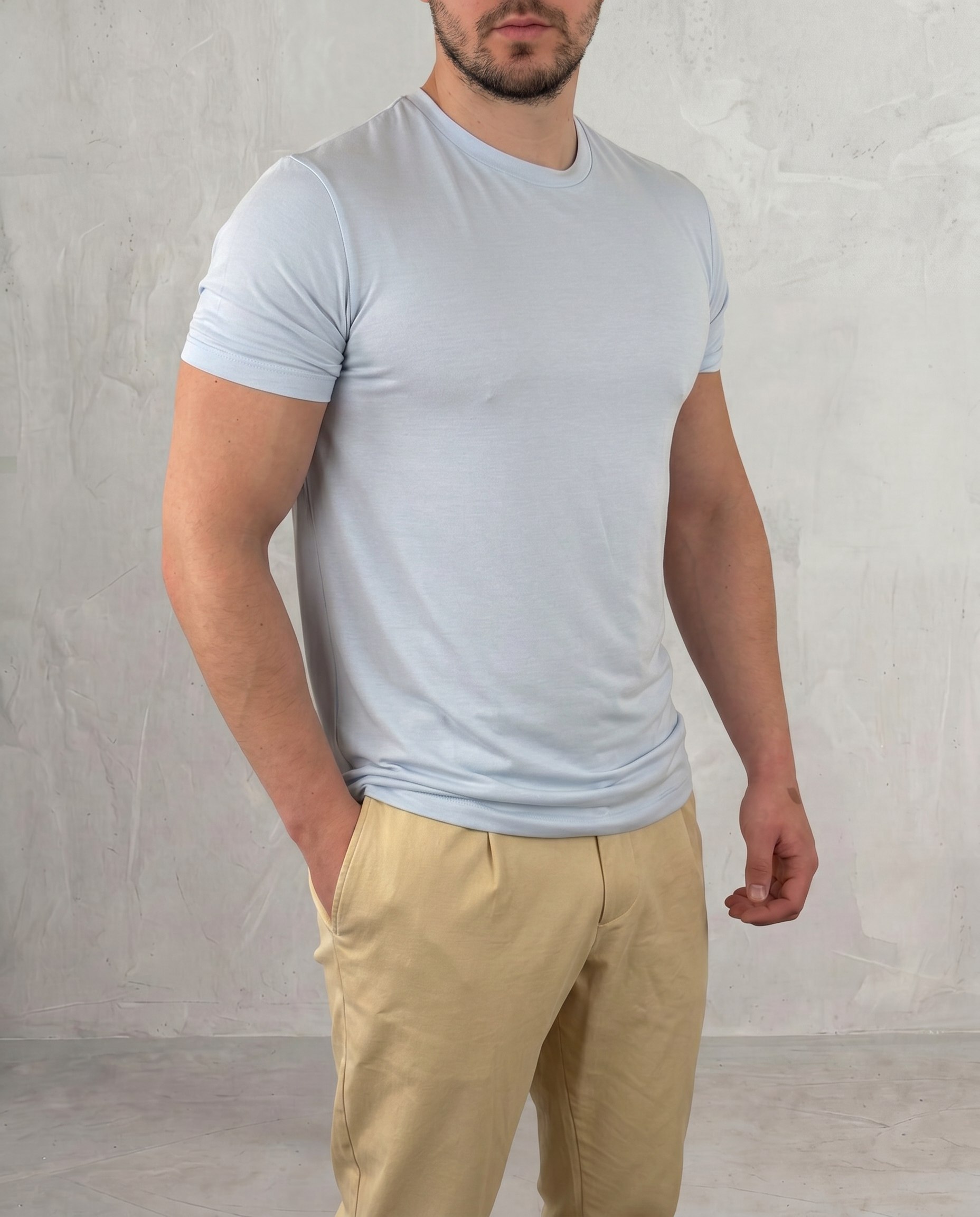 svetloplava-muska-majica-basic-modal-pamuk-m1076-14-slika-1-glavna Muška basic majica - Slika 1