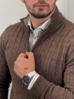 Elegantni džemper half-zip - Slika 13