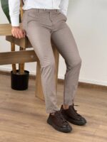 Elegantne prugaste pantalone - Slika 10