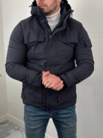 Muška zimska jakna sa kapuljačom - Slika 7