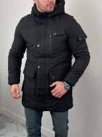 Muška zimska parka sa kapuljačom