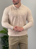 Rebrasti polo džemper